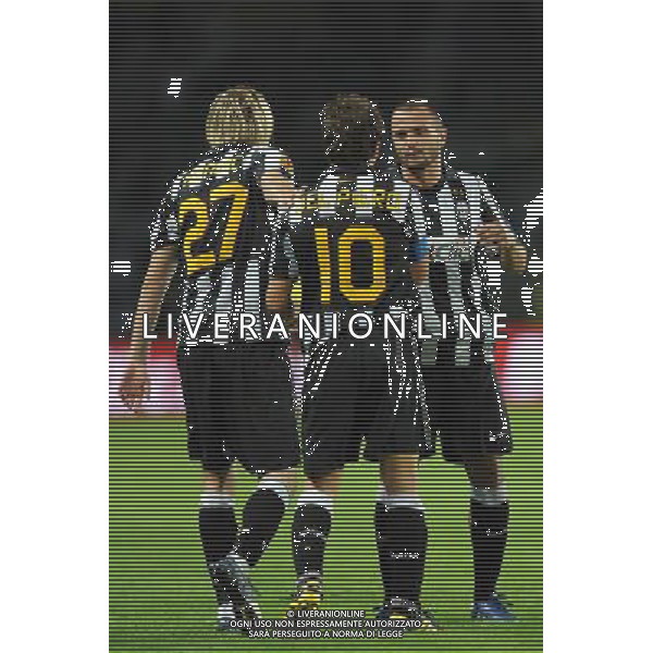 16-09-2010 Torino Juventus Lech Poznan Europa League 2010 2011 Nella foto: Esultanza gol di Del piero AG ALDO LIVERANI