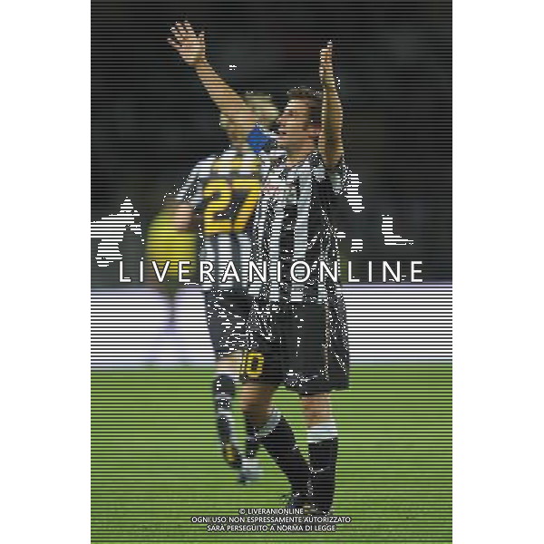 16-09-2010 Torino Juventus Lech Poznan Europa League 2010 2011 Nella foto: Esultanza gol di Del piero alessandro AG ALDO LIVERANI