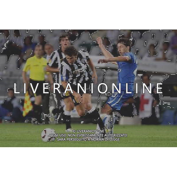 TORINO 16/09/2010 UEFA EUROPA LEAGUE 2010-2011 - PARTITA JUVENTUS vs LECH POZNAN nella foto: ALESSANDRO DEL PIERO (JUVENTUS) , (P/R) MARCIN KIKUT (LECH) ©  JAKUB PIASECKI CYFRASPORT/NEWSPIX.PL- AG. ALDO LIVERANI SAS italy only *** Local Caption *** 