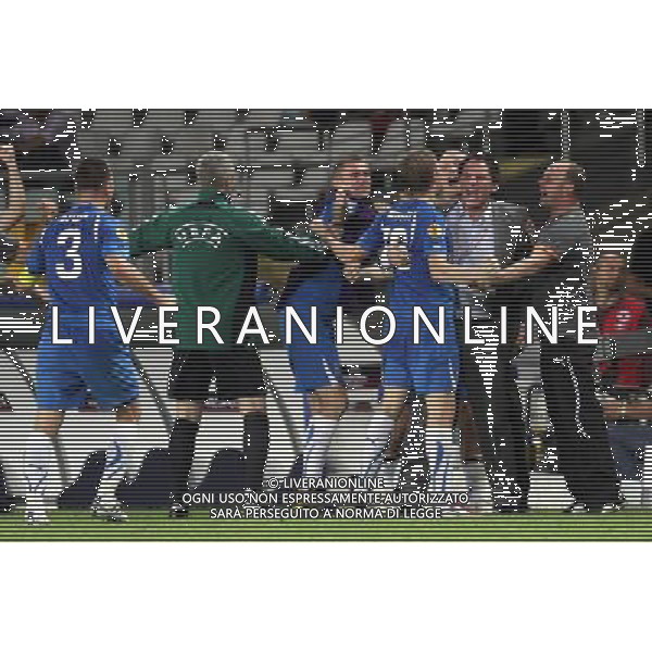 TORINO 16/09/2010 UEFA EUROPA LEAGUE 2010-2011 - PARTITA JUVENTUS vs LECH POZNAN nella foto: IVAN DJURDJEVIC , SEWERYN GANCARCZYK ARTJOM RUDNEVS (LECH) ©  JAKUB PIASECKI CYFRASPORT/NEWSPIX.PL- AG. ALDO LIVERANI SAS italy only 