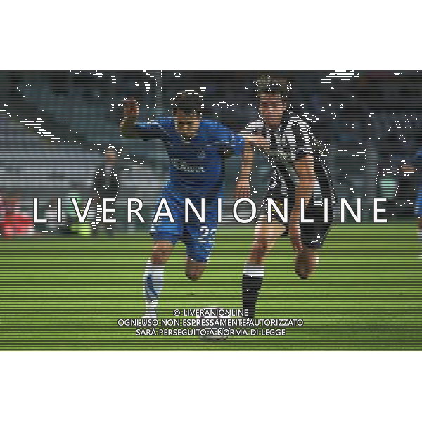 TORINO 16/09/2010 UEFA EUROPA LEAGUE 2010-2011 - PARTITA JUVENTUS vs LECH POZNAN nella foto: MARCIN KIKUT ( Lech Poznan) - PAOLO DE CEGLIE ©Ê LUKASZ GROCHALA/CYFRASPORT/NEWSPIX.PL- AG. ALDO LIVERANI SAS italy only 