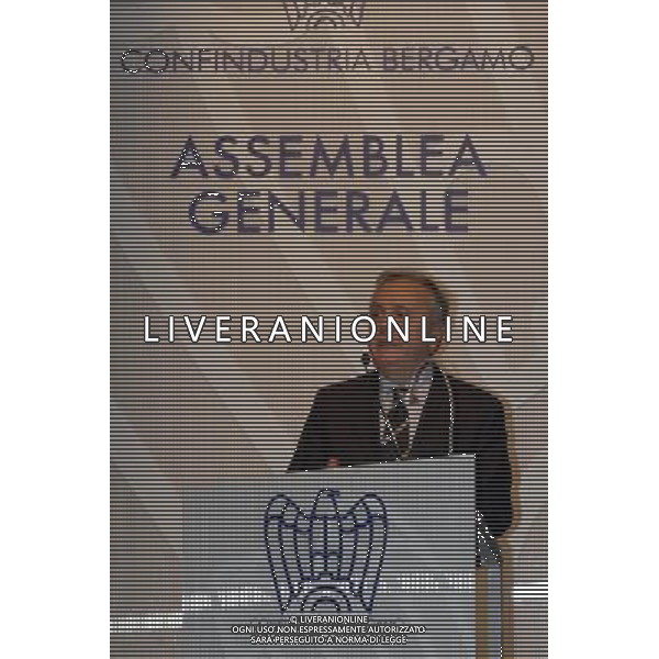BERGAMO 20/09/2010 ECONOMIA - ASSEMBLEA GENERALE CONFINDUSTRIA NELLA FOTO maurizio sacconi ©AG.ALDO LIVERANI SAS