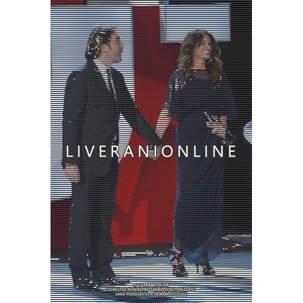SAN SEBASTIAN (20/09/2010).- Julia Roberts and Javier Bardem attend \'Donostia\' award ceremony at the Kursaal Palace during the 58th San Sebastian international Film Festival. Photo: Cesar Cebolla / ALFAQUI/ALDO LIVERANI ONLY ITALY