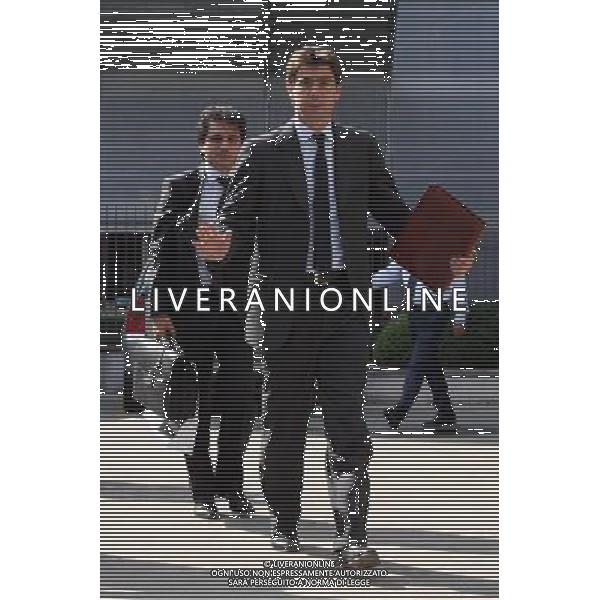 MILANO 29/09/2010 CALCIO SPORT LEGA CALCIO ASSEMBLEA DEI PRESIDENTI DI SERIE A TIM nella foto ANDREA AGNELLI - MICHELE BRIAMONTE JUVENTUS ph.Fiochi/AG. ALDO LIVERANI SAS