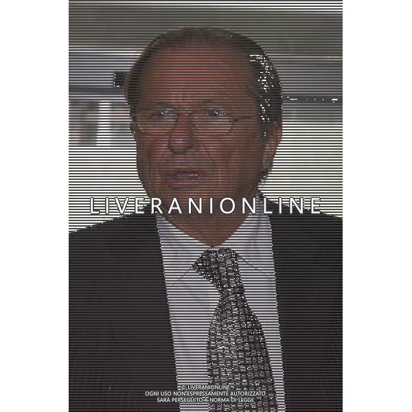 MILANO 29/09/2010 CALCIO SPORT LEGA CALCIO ASSEMBLEA DEI PRESIDENTI DI SERIE A TIM nella foto GINO CORIONI - BRESCIA ph.Fiochi/AG. ALDO LIVERANI SAS