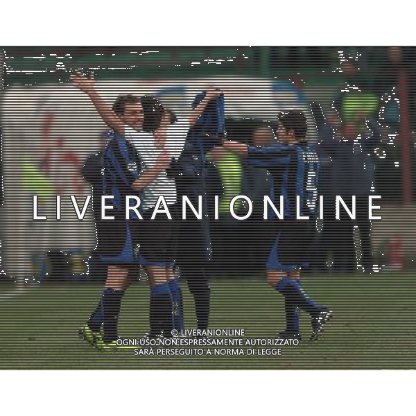 Milano 12-02-04 Inter-Juventus Coppa Italia Tim Cup 2003/04 nella foto adani esulta ph marco luzzani/ag aldo liverani s.a.s.