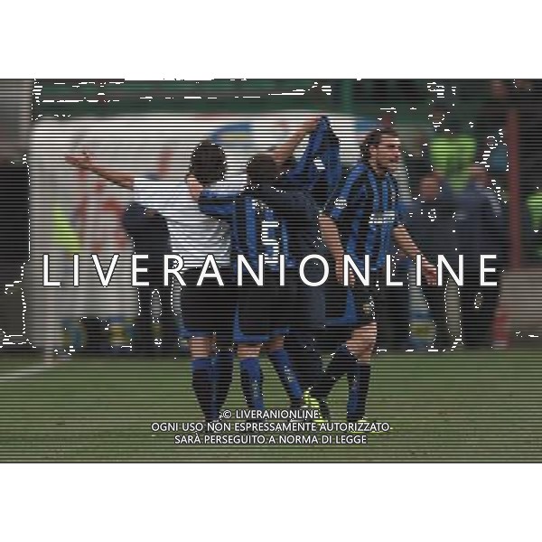 Milano 12-02-04 Inter-Juventus Coppa Italia Tim Cup 2003/04 nella foto adani esulta ph marco luzzani/ag aldo liverani s.a.s.