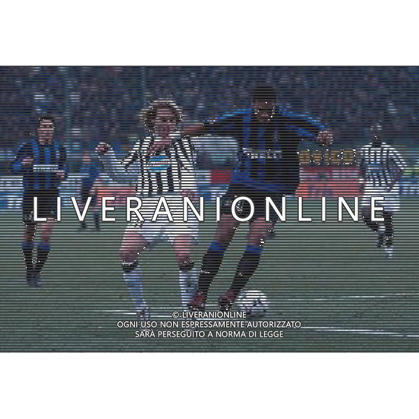Milano 12-02-04 Inter-Juventus Coppa Italia Tim Cup 2003/04 nella foto adriano nedved ph marco luzzani/ag aldo liverani s.a.s.