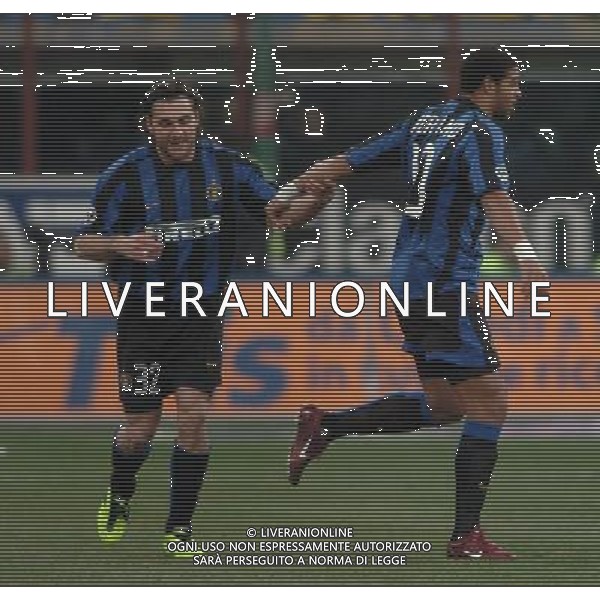 Milano 12-02-04 Inter-Juventus Coppa Italia Tim Cup 2003/04 nella foto adriano vieri ph marco luzzani/ag aldo liverani s.a.s.