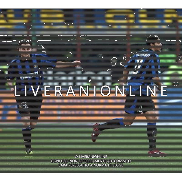 Milano 12-02-04 Inter-Juventus Coppa Italia Tim Cup 2003/04 nella foto adriano vieri ph marco luzzani/ag aldo liverani s.a.s.