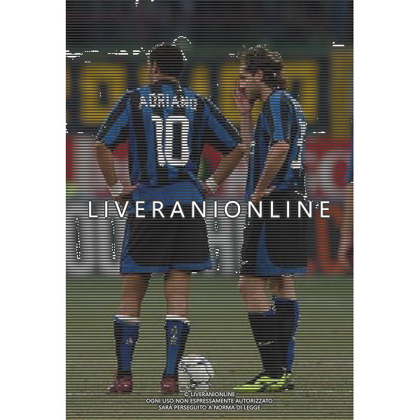 Milano 12-02-04 Inter-Juventus Coppa Italia Tim Cup 2003/04 nella foto adriano vieri ph marco luzzani/ag aldo liverani s.a.s.