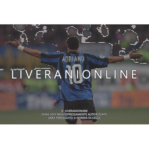 Milano 12-02-04 Inter-Juventus Coppa Italia Tim Cup 2003/04 nella foto adriano ph marco luzzani/ag aldo liverani s.a.s.