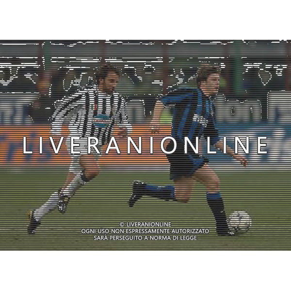 Milano 12-02-04 Inter-Juventus Coppa Italia Tim Cup 2003/04 nella foto helveg del piero ph marco luzzani/ag aldo liverani s.a.s.