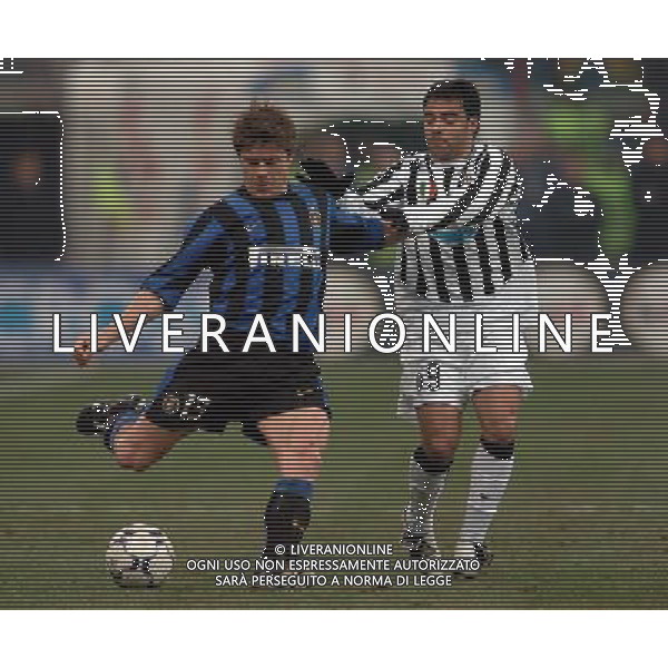 Milano 12-02-04 Inter-Juventus Coppa Italia Tim Cup 2003/04 nella foto helveg miccoli ph marco luzzani/ag aldo liverani s.a.s.