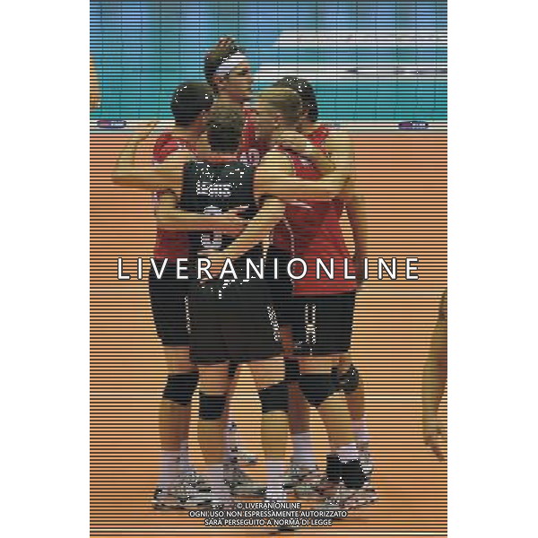 Trieste, 25/09 /2010. FIVB 2010 Men\'s World Championship Polonia vs Canada Gruppo F - 1 turno Nella foto: Canada Foto di Simone Ferraro / Ag. Aldo Liverani