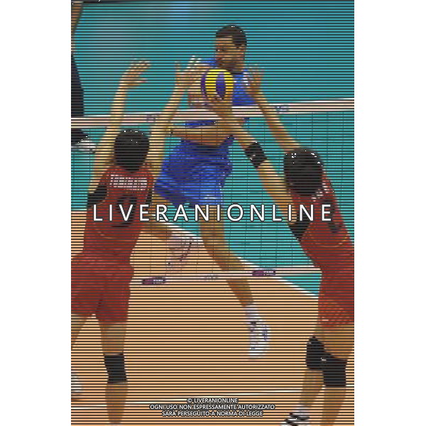 Campionati Mondiali Pallavolo maschile 1° giornata della prima fase Milano 25-09-2010 Italia - Giappone nella foto: un attacco di Mastrangelo foto Garavaglia - ag. Aldo Liverani sas