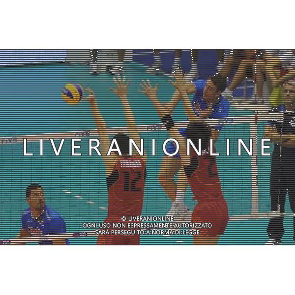 Campionati Mondiali Pallavolo maschile 1° giornata della prima fase Milano 25-09-2010 Italia - Giappone nella foto: un attacco di Parodi foto Garavaglia - ag. Aldo Liverani sas