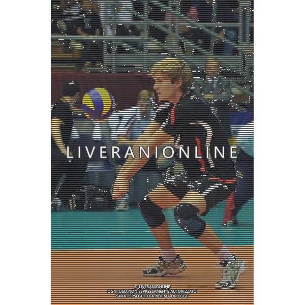 Trieste, 25/09 /2010. FIVB 2010 Men\'s World Championship Germania vs Serbia Gruppo F - 1 turno Nella foto: Tille Ferdinand Foto di Simone Ferraro / Ag. Aldo Liverani