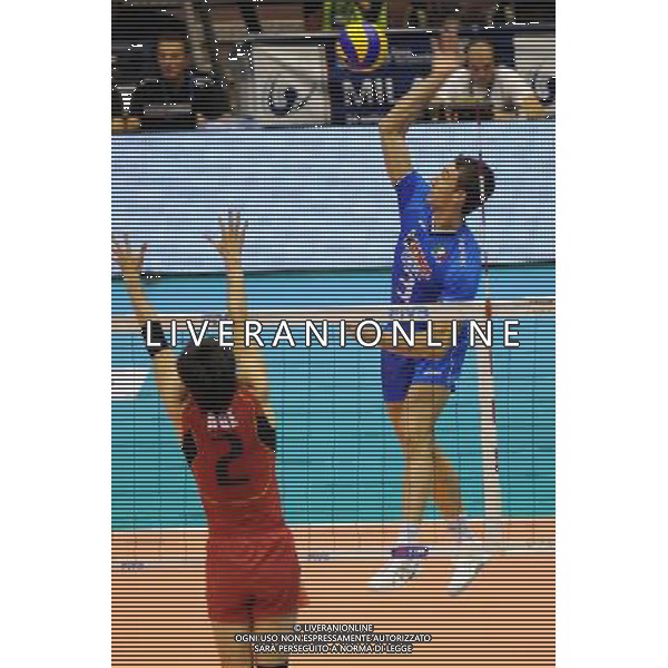 Campionati Mondiali Pallavolo maschile 1° giornata della prima fase Milano 25-09-2010 Italia - Giappone nella foto: Simone Parodi (Italia) foto Garavaglia - ag. Aldo Liverani sas