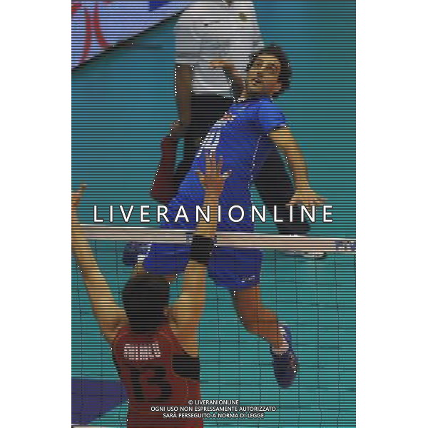 Campionati Mondiali Pallavolo maschile 1° giornata della prima fase Milano 25-09-2010 Italia - Giappone nella foto: Alessandro Fei (Italia) foto Garavaglia - ag. Aldo Liverani sas