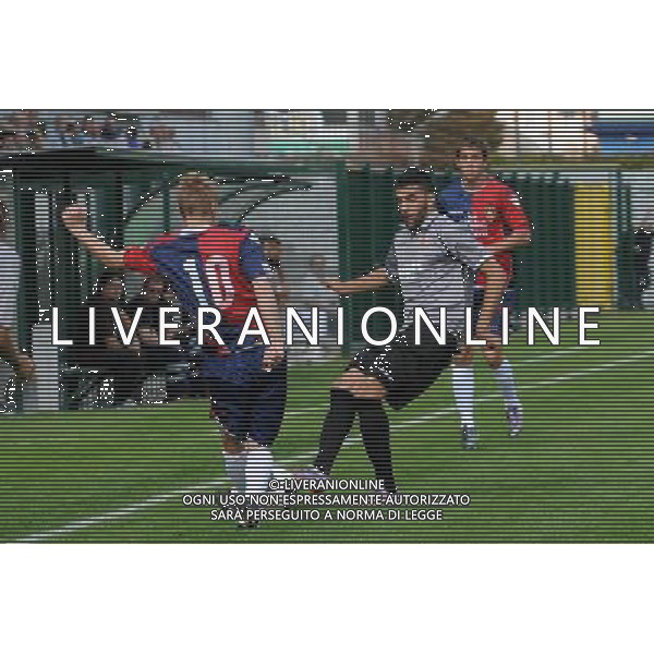 Campionato Lega PRO 1° Divisione girone A Alessandria 26-09-2010 Alessandria - Gubbio nella foto: un contarsto tra Raggio Garibaldi (Gubbio) e Ciancio (Alessandria) foto Garavaglia - ag. Aldo Liverani sas