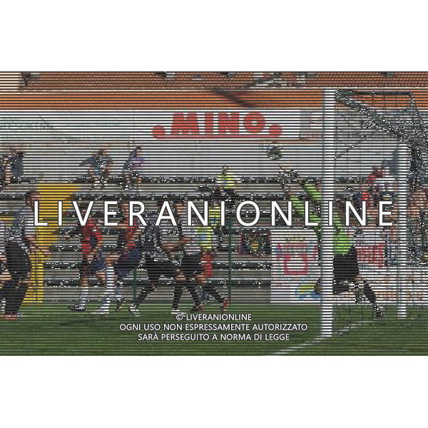 Campionato Lega PRO 1° Divisione girone A Alessandria 26-09-2010 Alessandria - Gubbio nella foto: Servili salva la porta dell\'Alessandria sull\'1 a 0 foto Garavaglia - ag. Aldo Liverani sas