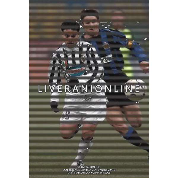 Milano 12-02-04 Inter-Juventus Coppa Italia Tim Cup 2003/04 nella foto miccoli fabrizio ph marco luzzani/ag aldo liverani s.a.s.