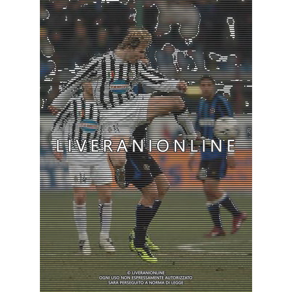 Milano 12-02-04 Inter-Juventus Coppa Italia Tim Cup 2003/04 nella foto nedved vieri ph marco luzzani/ag aldo liverani s.a.s.