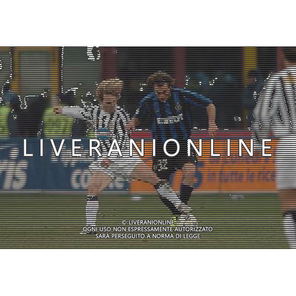 Milano 12-02-04 Inter-Juventus Coppa Italia Tim Cup 2003/04 nella foto nedved vieri ph marco luzzani/ag aldo liverani s.a.s.