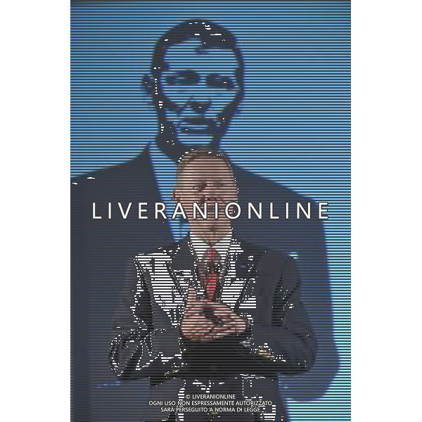 Alan Mulally, CEO Ford Motor Company was the main speaker at the CBI Annual Lecture at the Landmark Hotel in London this morning © David Wimsett - Photoshot - Ag. Aldo Liverani sas ITALY ONLY ALAN MULALLY - AMMINISTRATORE DELLA CASA AUTOMOBILISTICA FORD