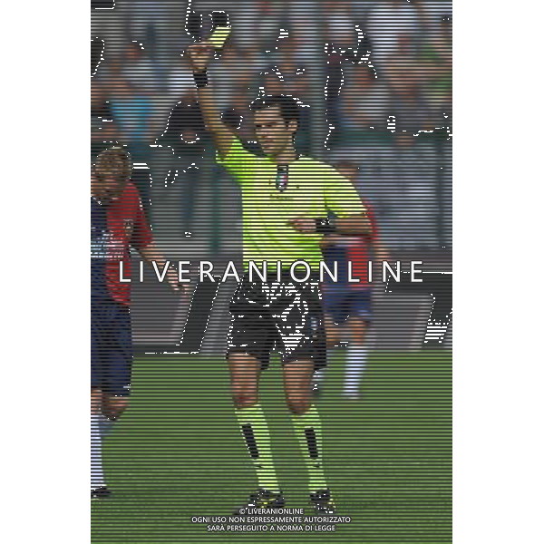 Campionato Lega PRO 1° Divisione girone A Alessandria 26-09-2010 Alessandria - Gubbio nella foto: l\'arbitro Gian Luca Benassi di Bologna foto Garavaglia - ag. Aldo Liverani sas