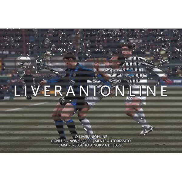 Milano 12-02-04 Inter-Juventus Coppa Italia Tim Cup 2003/04 nella foto zambrotta zanetti maresca ph marco luzzani/ag aldo liverani s.a.s.