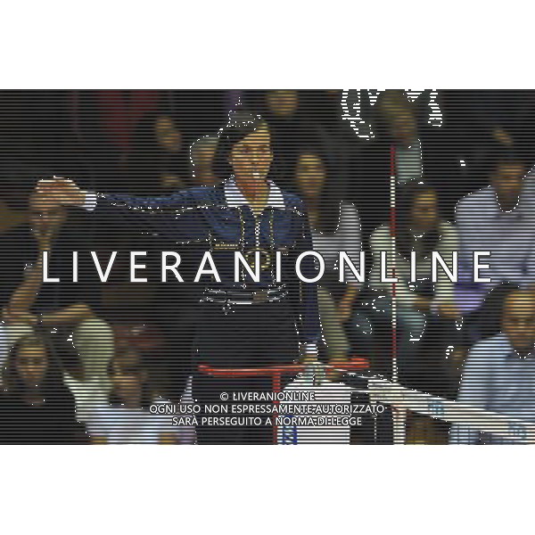 Trieste, 26/09 /2010. FIVB 2010 Men\'s World Championship Polonia vs Germania Gruppo F - 2 turno Nella foto: il primo arbitro Salvatore Patty, USA Foto di Simone Ferraro / Liverani