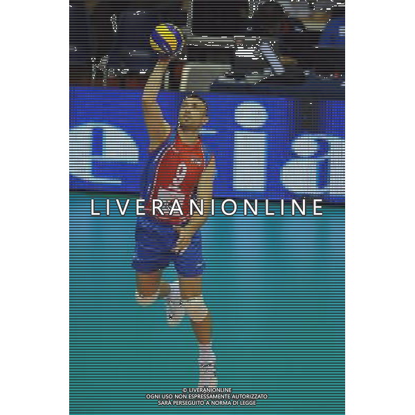 Trieste, 26/09 /2010. FIVB 2010 Men\'s World Championship Canada vs Serbia Gruppo F - 2 turno Nella foto: Grbic Nikola Foto di Simone Ferraro / Liverani