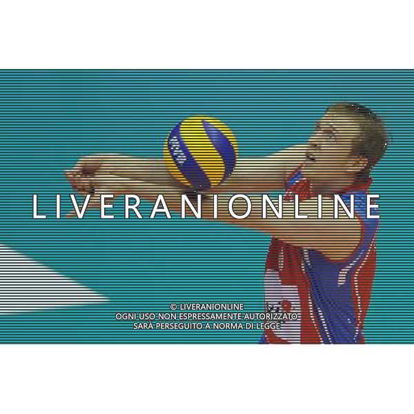 Trieste, 26/09 /2010. FIVB 2010 Men\'s World Championship Canada vs Serbia Gruppo F - 2 turno Nella foto: Terzic Milos Foto di Simone Ferraro / Liverani