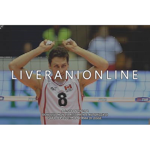 Trieste, 26/09 /2010. FIVB 2010 Men\'s World Championship Canada vs Serbia Gruppo F - 2 turno Nella foto: Simach Adam Foto di Simone Ferraro / Liverani