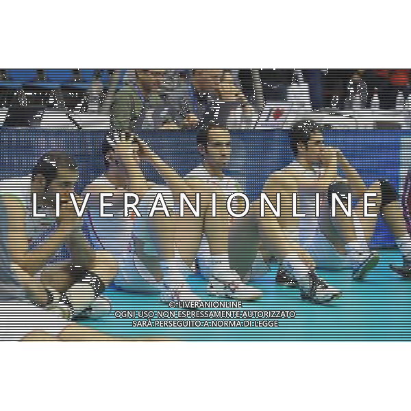 Campionati Mondiali Pallavolo maschile FIVB 3Á giornata della prima fase Milano 27-09-2010 Italia - Iran nella foto: delusione Iran a fine gara foto Garavaglia - ag. Aldo Liverani sas
