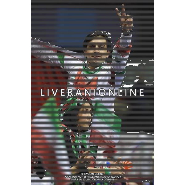 Campionati Mondiali Pallavolo maschile FIVB 3¡ giornata della prima fase Milano 27-09-2010 Italia - Iran nella foto: tifosi Iran sulle tribune del forum foto Garavaglia - ag. Aldo Liverani sas