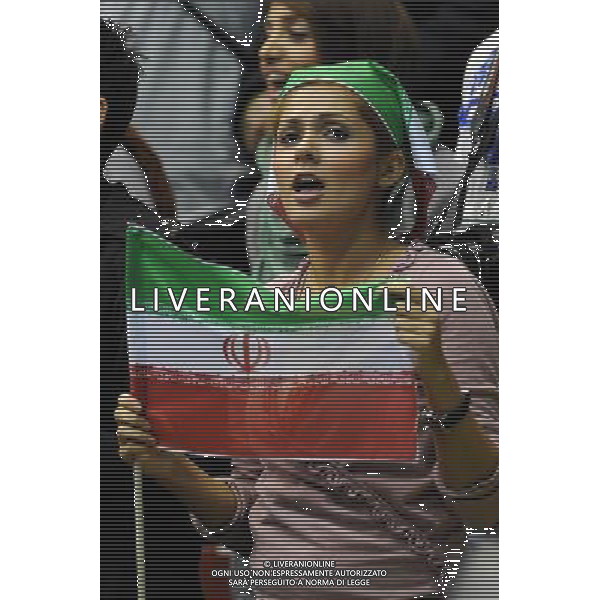 Campionati Mondiali Pallavolo maschile FIVB 3¡ giornata della prima fase Milano 27-09-2010 Italia - Iran nella foto: tifosi Iran sulle tribune del forum foto Garavaglia - ag. Aldo Liverani sas