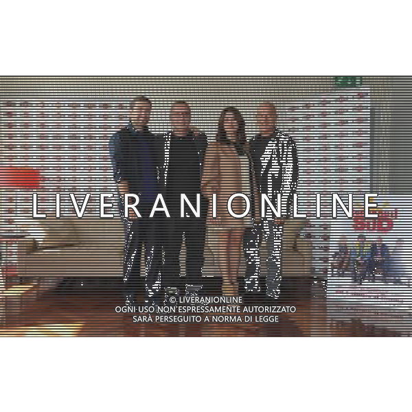 MILANO 28/9/2010 TERRAZZA MARTINI P.zza DIAZ PHOTOCALL DEL FILM: -BENVENUTI AL SUD- NELLA FOTO ALESSANDRO SIANI, LUCA MINIERO, VALENTINA LODOVINI E CLAUDIO BISIO FOTO ROMANO/AG ALDO LIVERANI