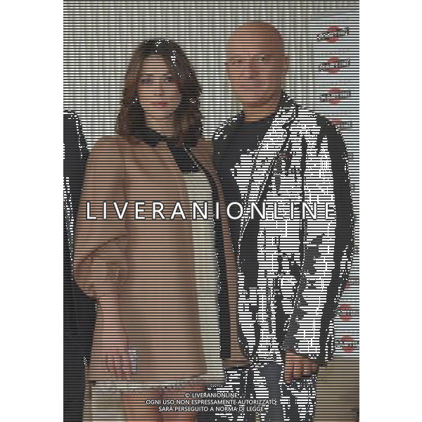 MILANO 28/9/2010 TERRAZZA MARTINI P.zza DIAZ PHOTOCALL DEL FILM: -BENVENUTI AL SUD- NELLA FOTO VALENTINA LODOVINI E CLAUDIO BISIO FOTO ROMANO/AG ALDO LIVERANI