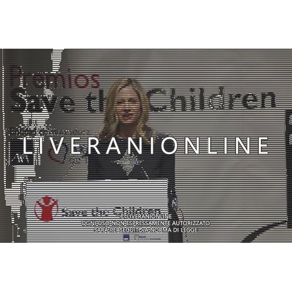 MADRID (28/09/2010).- \'Save The Children 2010\' Awards Ceremony. Award to Mira Sorvino. Photo: Cesar Cebolla / ALFAQUI - AG. ALDO LIVERANI SAS ITALY ONLY MADRID - CONSEGNA DEL PREMIO: \' SAVE THE CHILDREN\' 2010