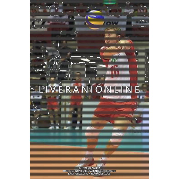 Trieste, 26/09 /2010. FIVB 2010 Men\'s World Championship Polonia vs Germania Gruppo F - 2 turno Nella foto: Ignaczak Krzysztof, Foto di Simone Ferraro / Liverani
