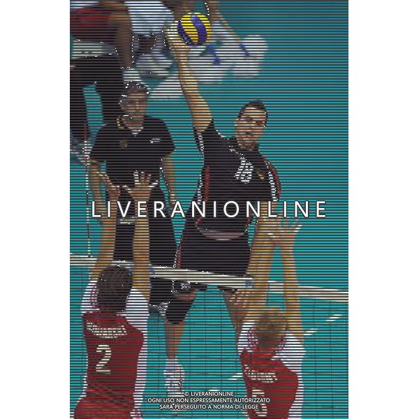 Trieste, 26/09 /2010. FIVB 2010 Men\'s World Championship Polonia vs Germania Gruppo F - 2 turno Nella foto: Grozer Gyorgy Foto di Simone Ferraro / Liverani