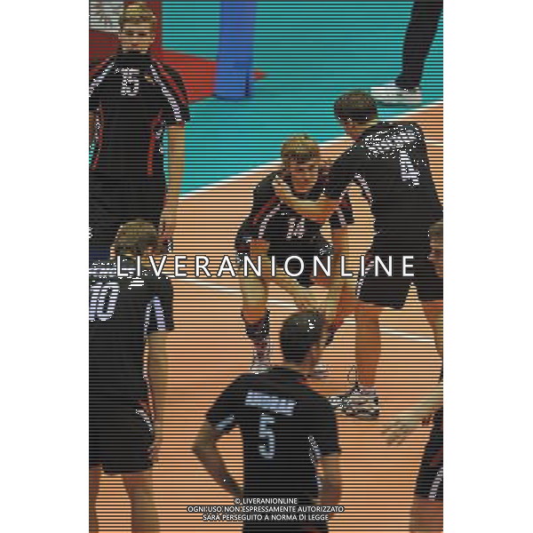 Trieste, 26/09 /2010. FIVB 2010 Men\'s World Championship Polonia vs Germania Gruppo F - 2 turno Nella foto: Delusione Germania Foto di Simone Ferraro / Liverani