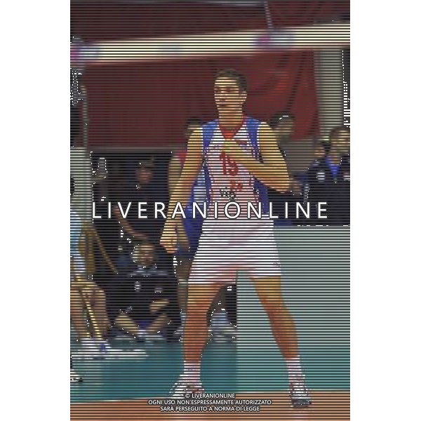 Trieste, 27/09 /2010. FIVB 2010 Men\'s World Championship Serbia vs Polonia Gruppo F - 3 turno Nella foto: Rosic Nikola Foto di Simone Ferraro / Liverani
