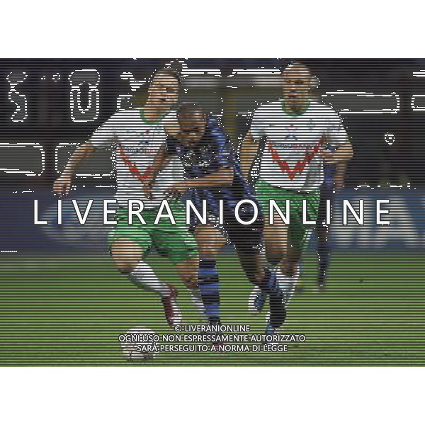 Inter - Werder Brema Champions League 29/09/2010 nella foto arnautovic e biabiany e silvestre ©Luzzani/Agenzia Aldo Liverani Sas