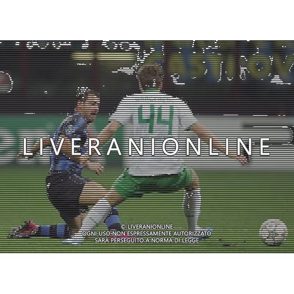 Inter - Werder Brema Champions League 29/09/2010 nella foto stankovic e bargfrede ©Luzzani/Agenzia Aldo Liverani Sas