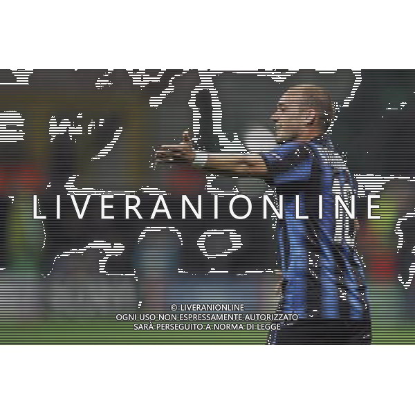 Milano 29-09-2010 Champions League 2010/11 inter-werder brema 4:0 nella foto wesley sneijder esulta dopo il gol ph marco luzzani/ag aldo liverani s.a.s.