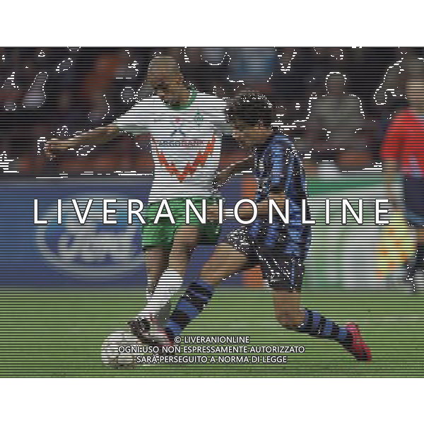 Milano 29-09-2010 Champions League 2010/11 inter-werder brema 4:0 nella foto coutinho e wesley ph marco luzzani/ag aldo liverani s.a.s.